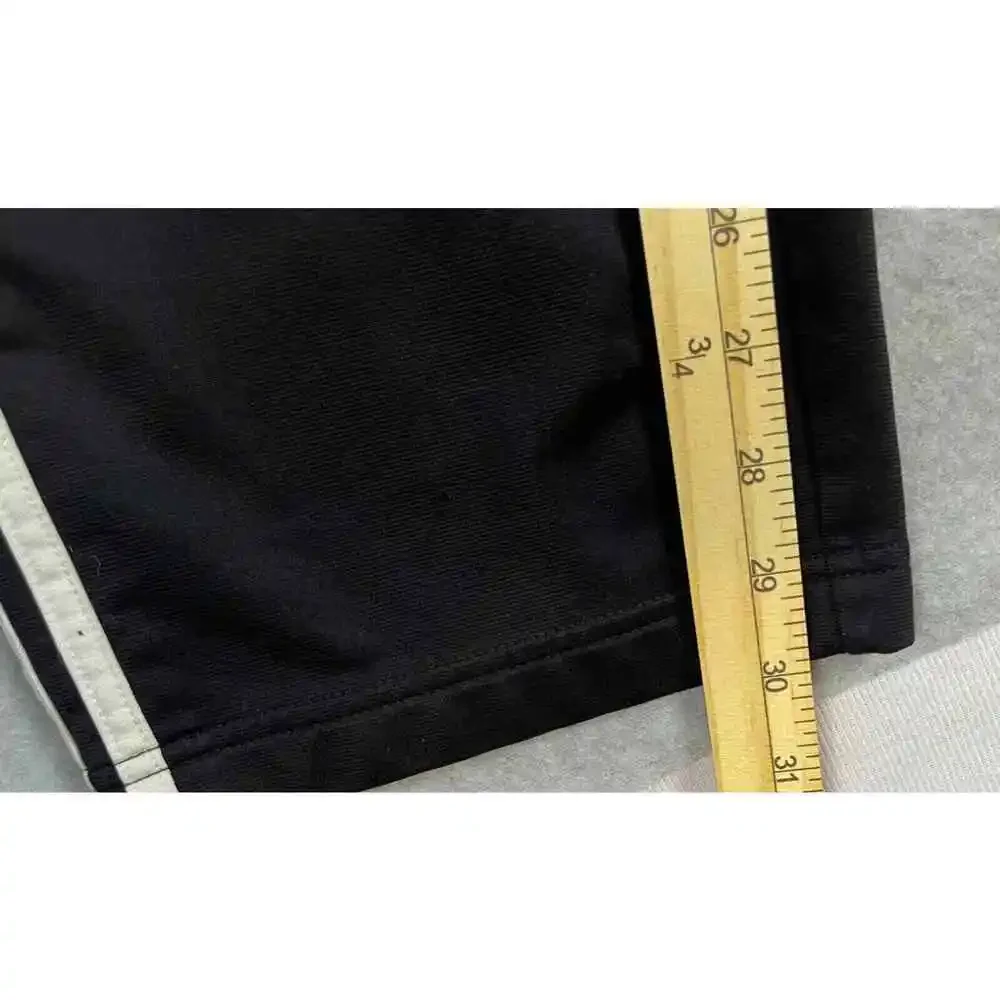 VTG Adidas Track‎ Pants Mens L Y2K 00s Side Snap 3 Stripe Black